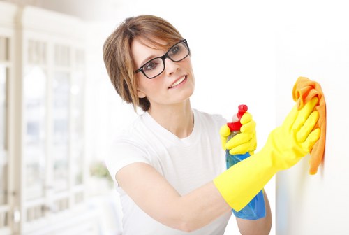 Professional sofa cleaning in Colyers on a fabric couch