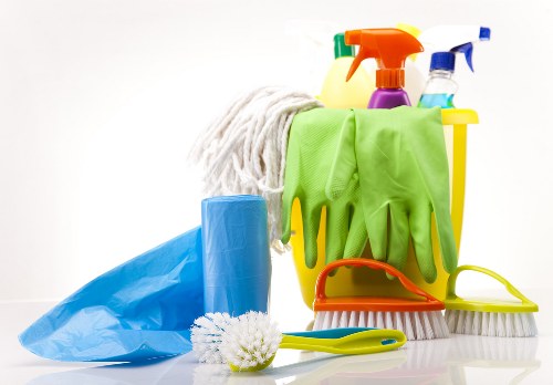 Waste handling and environmental compliance for cleaning services