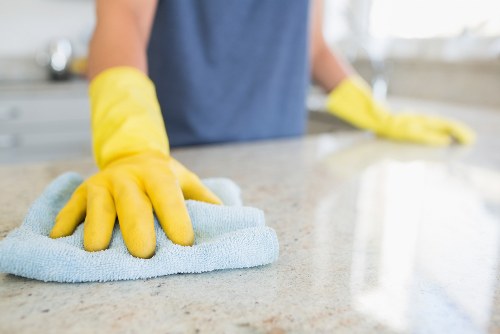 Wet floor and equipment management during professional carpet cleaning